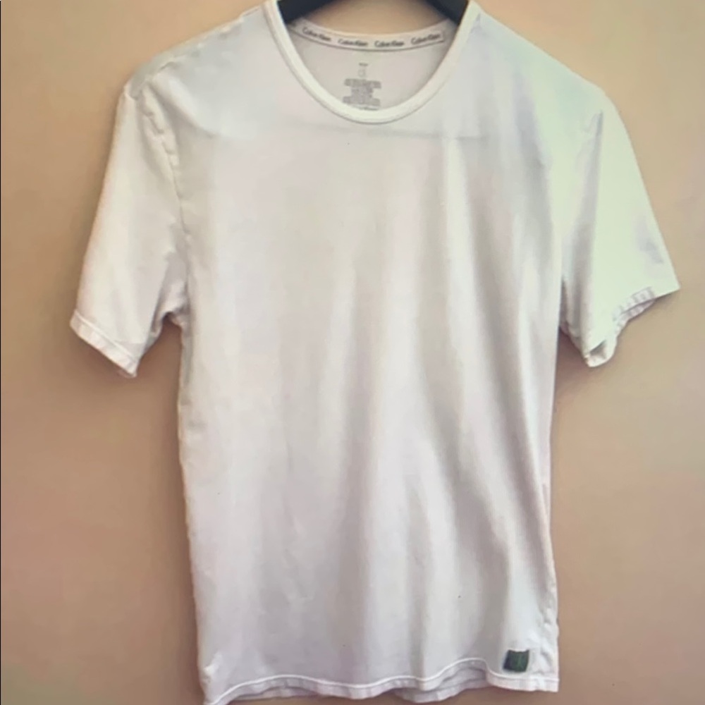 Calvin Klein White Short Sleeve Tee